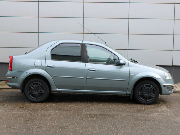 2011 Renault Logan I Рестайлинг, синий - вид 3