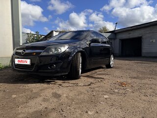 2008 Opel Astra H Рестайлинг, чёрный, 370000 рублей, вид 3