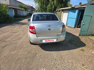 2012 Lada (ВАЗ) Granta I, серебристый, 415000 рублей, вид 4