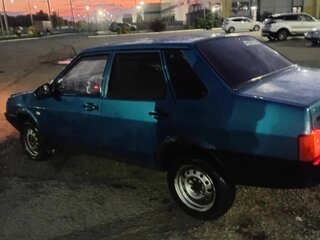 1996 Lada (ВАЗ) 21099, синий, 65000 рублей, вид 4
