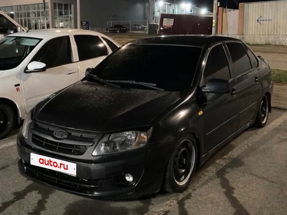 2013 Lada (ВАЗ) Granta I, синий, 230000 рублей - вид 3