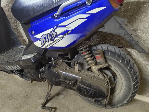 1999 Yamaha BWs, синий, 110000 рублей - вид 3