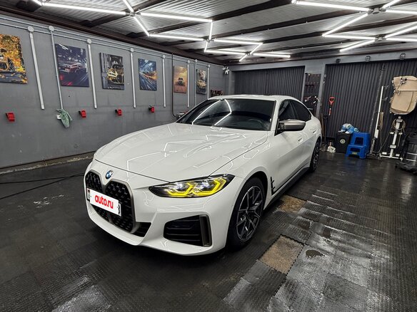 2021 BMW 4 серии Gran Coupe M440i xDrive G22, G23, G26, белый, 3900000 рублей - вид 1