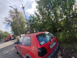 1992 Volkswagen Golf III, красный, 105000 рублей, вид 3