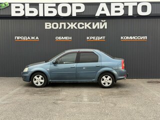 2011 Renault Logan I Рестайлинг, синий, 420000 рублей, вид 4