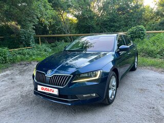 2017 Skoda Superb III, синий, 1700000 рублей, вид 2
