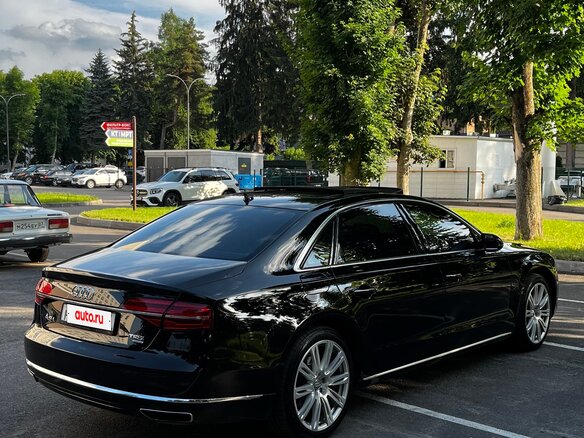 2014 Audi A8 Long III (D4) Рестайлинг, чёрный, 1950000 рублей - вид 6