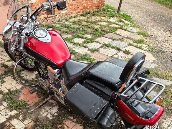 1999 Yamaha XVS1100, красный, 500000 рублей - вид 12