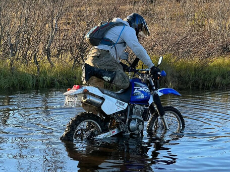 1997 Suzuki DR 250, синий, 170000 рублей, вид 2