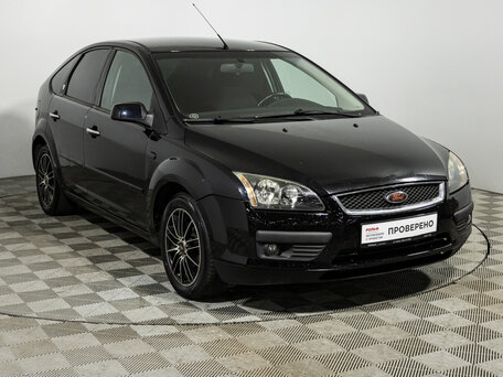 2007 Ford Focus II, чёрный, 399585 рублей, вид 3