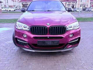 2017 BMW X6 M50d II (F16), красный, 4799000 рублей, вид 1