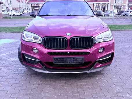2017 BMW X6 M50d II (F16), красный, 4799000 рублей, вид 1