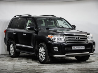 2013 Toyota Land Cruiser 200 Series Рестайлинг 1, чёрный, 2499000 рублей, вид 3
