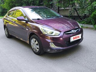 2011 Hyundai Solaris I, фиолетовый, 550000 рублей, вид 3