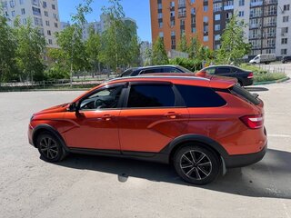 2018 Lada (ВАЗ) Vesta SW I, оранжевый, 970000 рублей, вид 4