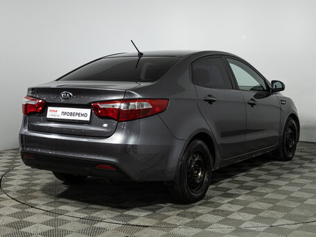 2014 Kia Rio 6-speed III, серый, 649585 рублей, вид 5