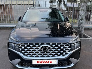 2021 Hyundai Santa Fe IV Рестайлинг, чёрный, 3880000 рублей, вид 2