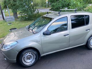 2012 Renault Sandero I, бежевый, 330000 рублей, вид 3