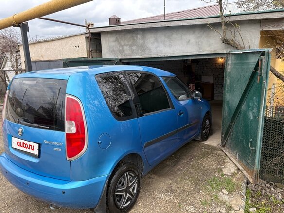 2008 Skoda Roomster I, синий - вид 1
