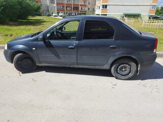 2009 Renault Logan I, серый, 180000 рублей, вид 3