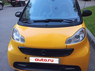 2013 Smart Fortwo II, жёлтый, 750000 рублей, вид 1