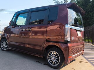 2016 Honda N-BOX I Рестайлинг, пурпурный, 980000 рублей, вид 5