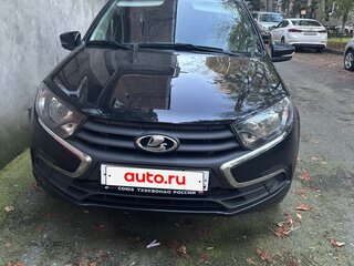 2019 Lada (ВАЗ) Granta I Рестайлинг, чёрный, 600000 рублей, вид 3