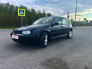 2001 Volkswagen Golf IV, чёрный, 375000 рублей, вид 1
