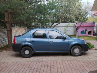 2011 Renault Logan I Рестайлинг, синий, 500000 рублей, вид 2