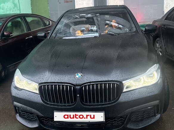 2018 BMW 7 серии 750d xDrive VI (G11/G12), чёрный - вид 1