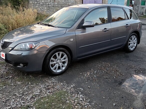 2007 Mazda 3 I (BK) Рестайлинг, серый - вид 1