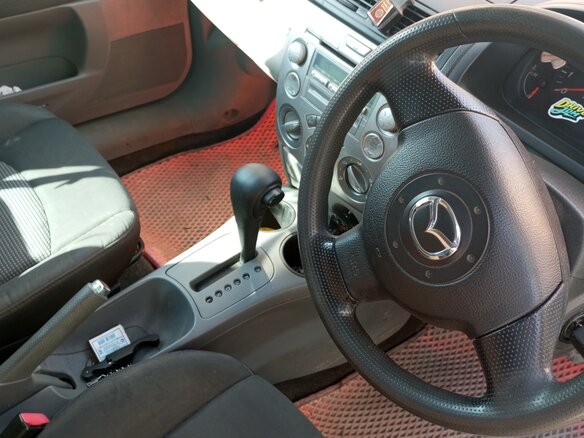 2005 Mazda Demio II (DY) Рестайлинг, голубой, 100000 рублей - вид 3