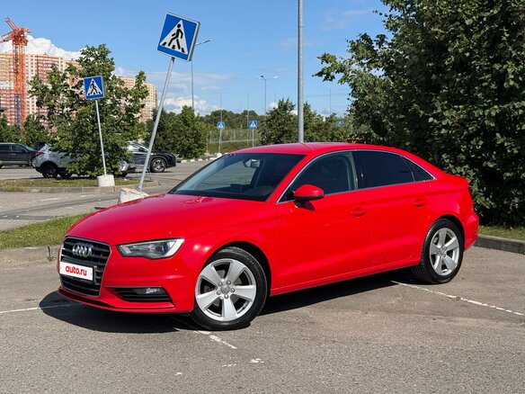 2016 Audi A3 III (8V), красный, 1450000 рублей - вид 1
