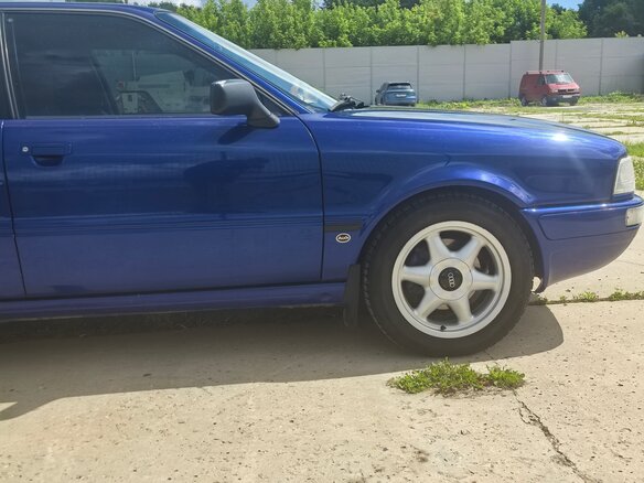 1993 Audi 80 V (B4), синий, 280000 рублей - вид 2