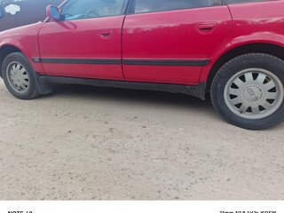 1991 Audi 100 IV (C4), красный, 330000 рублей, вид 4