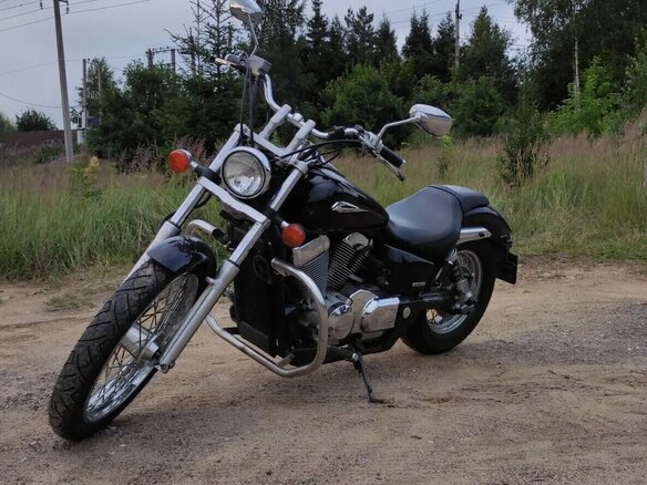 2008 Honda Shadow 750, чёрный, 515000 рублей - вид 12