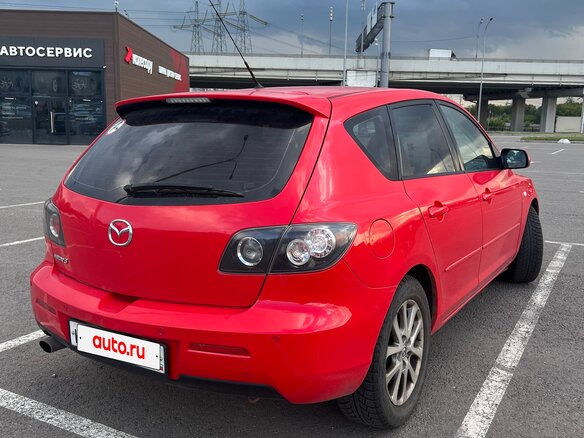 2008 Mazda 3 I (BK) Рестайлинг, красный, 575000 рублей - вид 8