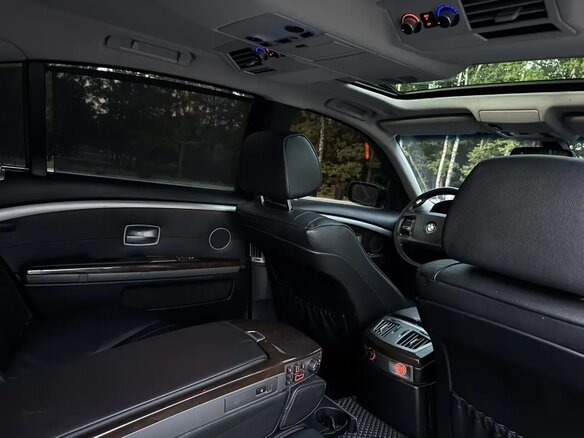 2007 BMW 7 серии Long 740Li IV (E65/E66) Рестайлинг, чёрный, 950000 рублей - вид 12