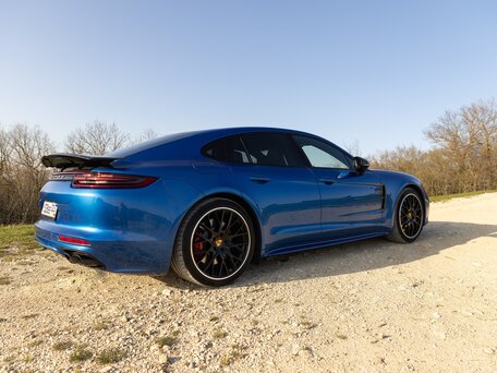2017 Porsche Panamera Turbo II, синий, 10900000 рублей, вид 3