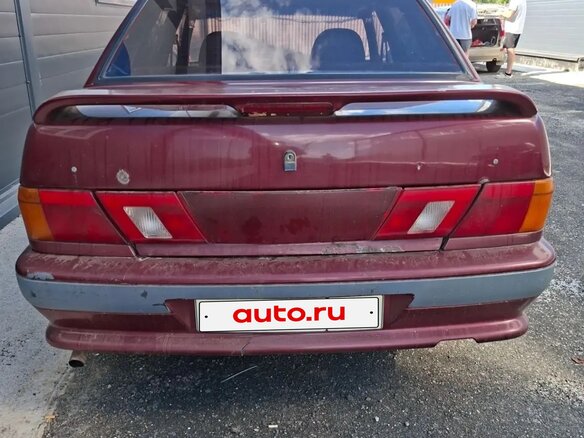 2005 Lada (ВАЗ) 2115, красный, 110000 рублей - вид 5
