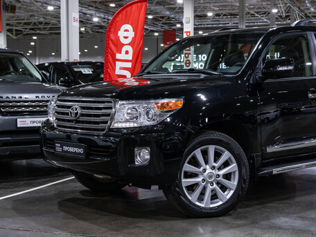 2012 Toyota Land Cruiser 200 Series Рестайлинг 1, чёрный, 3800000 рублей, вид 2