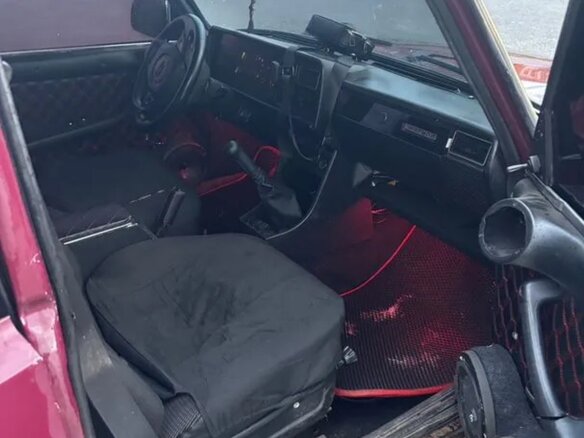 2002 Lada (ВАЗ) 2107, пурпурный, 105000 рублей - вид 7