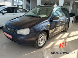 2009 Lada (ВАЗ) Kalina I, синий, 100000 рублей, вид 1