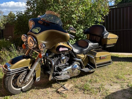 2007 Harley-Davidson Electra Glide, зелёный, 730000 рублей, вид 1