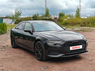 2021 Audi A6 40 TDI V (C8), чёрный, 4150000 рублей, вид 4