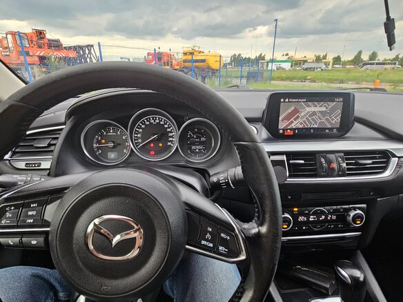 2018 Mazda 6 III (GJ) Рестайлинг, серый, 1650000 рублей - вид 8