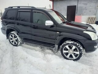 2008 Toyota Land Cruiser Prado 120 Series Рестайлинг, чёрный, 1600000 рублей, вид 4