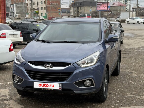 2015 Hyundai ix35 I Рестайлинг, синий, 1690000 рублей - вид 5