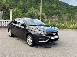 2016 Lada (ВАЗ) Vesta I, чёрный, 550000 рублей, вид 4