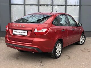 2019 Lada (ВАЗ) Granta I Рестайлинг, красный, 555000 рублей, вид 4